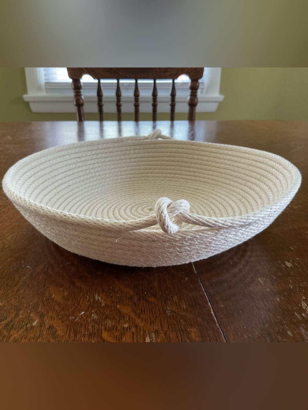 Handmade Coiled Rope Decorative Bowl - Picture 2 of 5